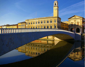 Bridge over Arno in Pisa
